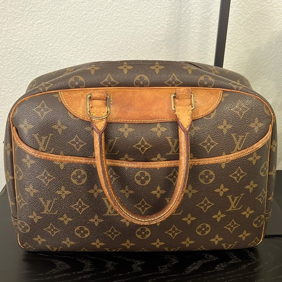 Authentic Louis Vuitton Deauville Brown Monogram Hand Bag w/COA! - Picture 1 of 14